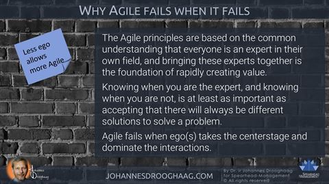 Less ego allows more Agile