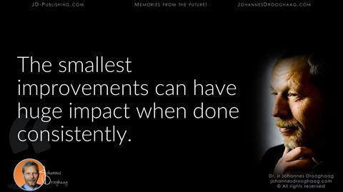 The smallest improvements can have huge impact when done consistently.